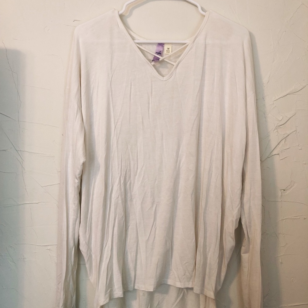 FRANCESCA | long sleeve white tee